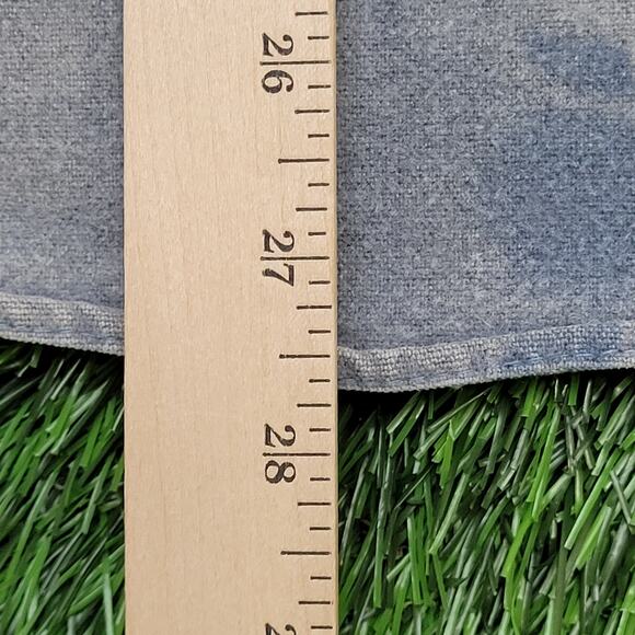 Vintage Winter-Run Button Shirt XL 23x27 Faded Blue Bleached - Picture 11 of 11